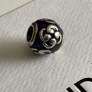 Pandora dark purple charm